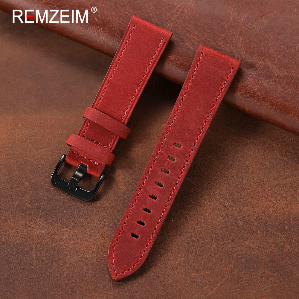 Suede Strap Watch - Klasyczny męski pasek do zegarka ze