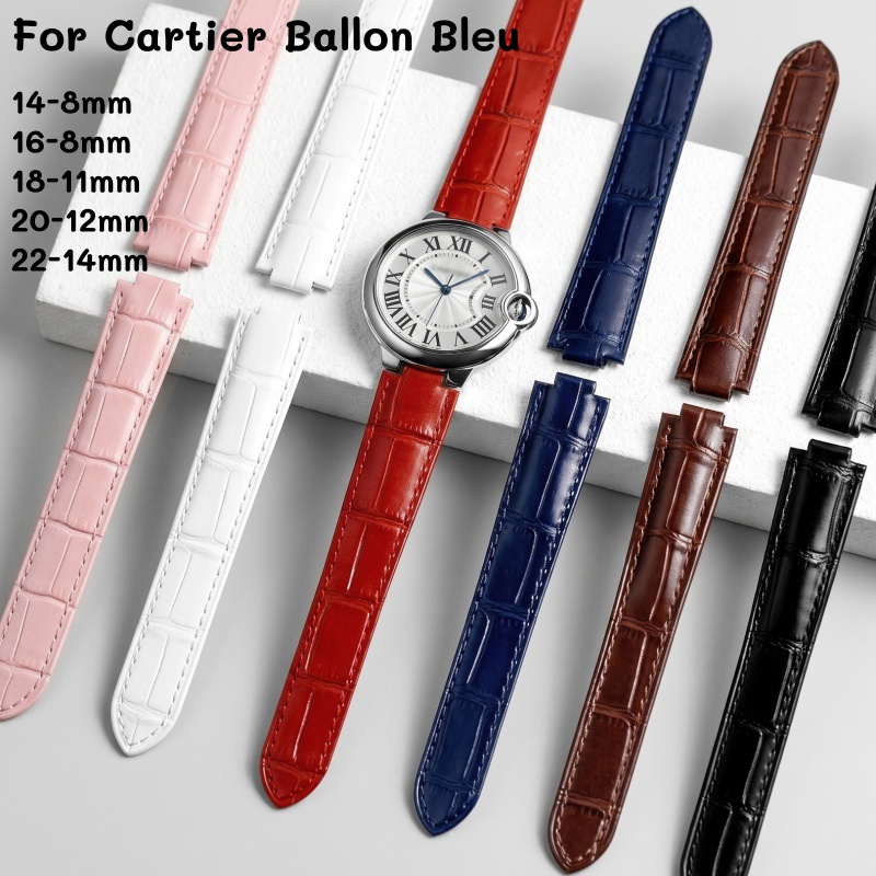 Cartier Watch Tank - Skórzany pasek do zegarka z podwójnym